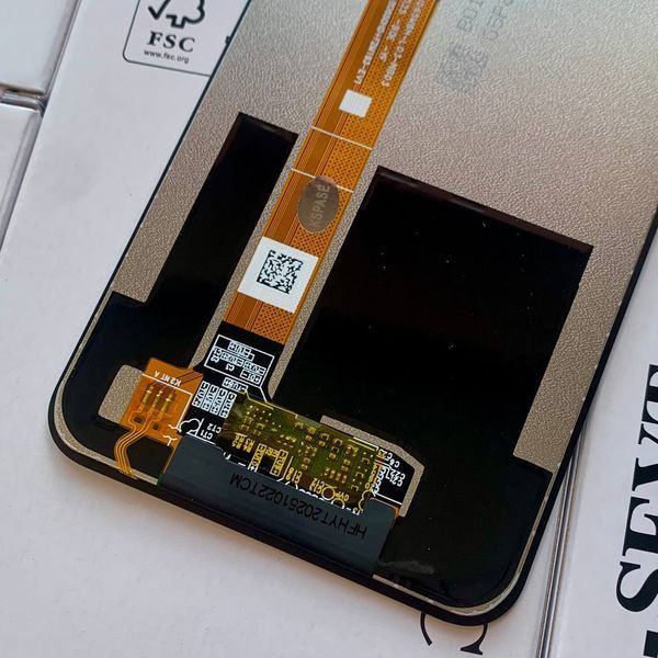 Дисплей для OPPO A32 | A33 2020 | A53 4G | A53s 4G | Realme C17 | OnePlus Nord N100 з чорним тачскріном, Original (PRC) 8500842 фото