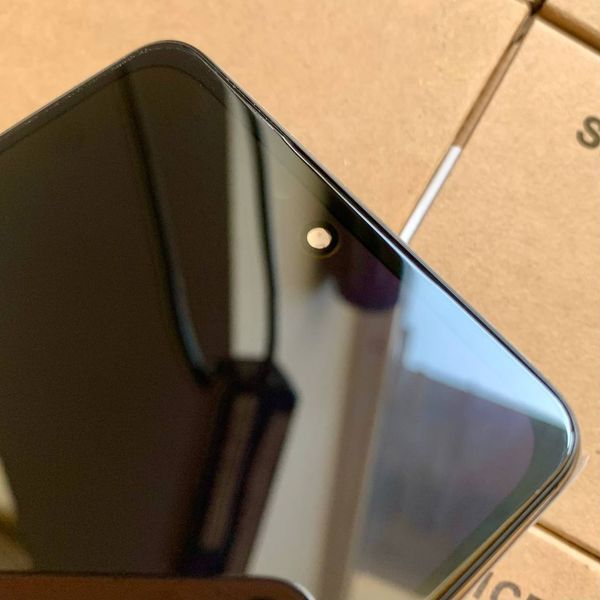 Дисплей для Samsung A725 Galaxy A72 (2021) з чорним тачскріном і срібною корпусною рамкою, OLED 83360 фото