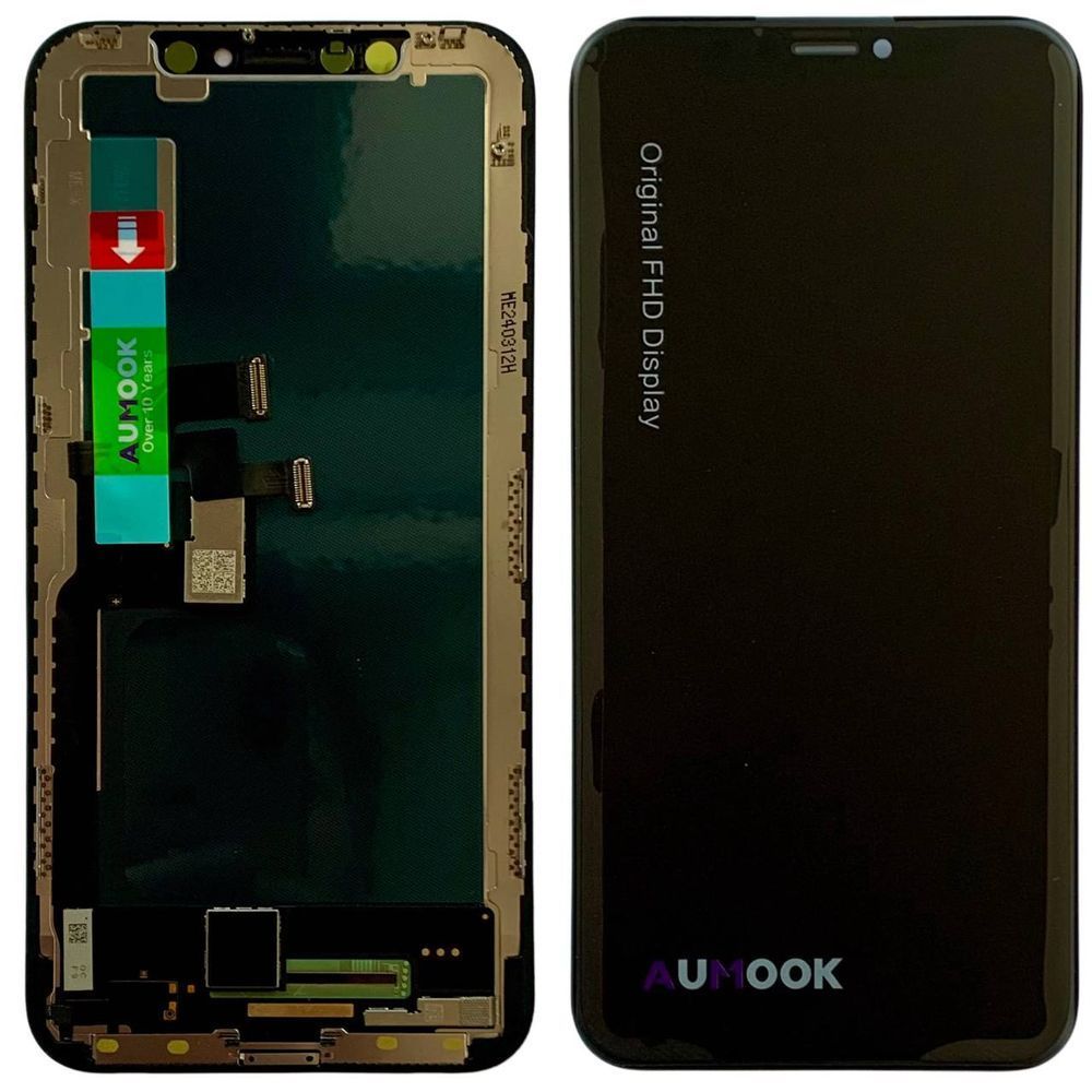 Дисплей для iPhone X з чорним тачскріном, AUMOOK FHD INCELL 150919 фото