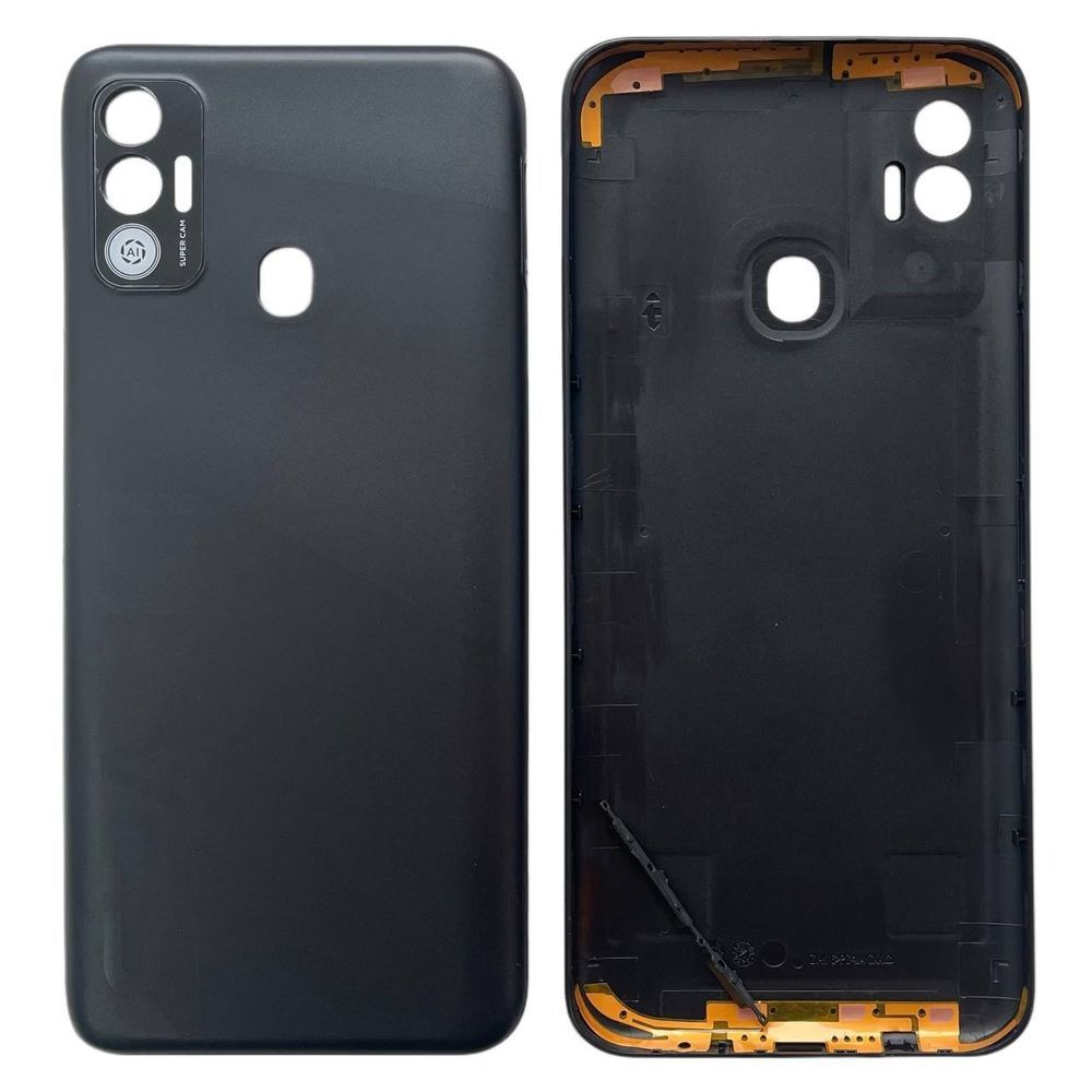 Задня кришка Tecno Spark 7 black (без скла камери) 097612 фото