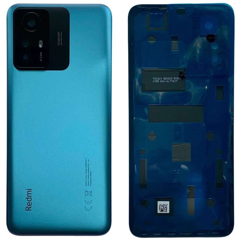 Задня кришка Xiaomi Redmi Note 12S blue (зі склом камери) 0712378 фото