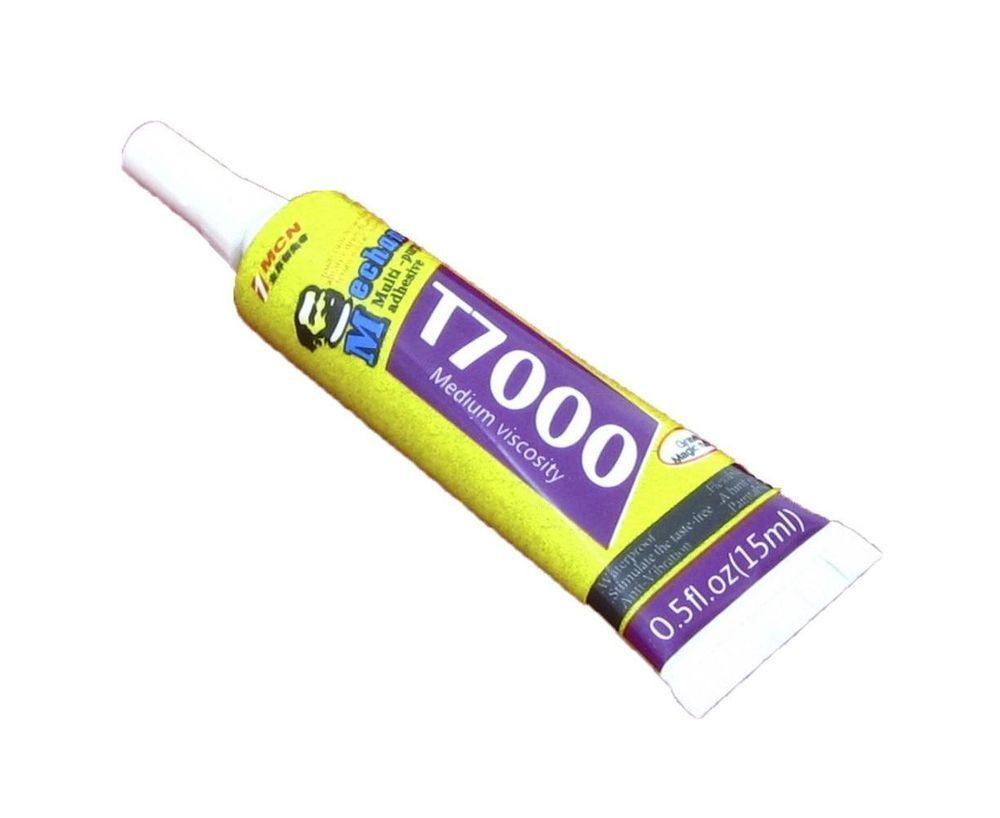 Клей силіконовий MECHANIC T7000, чорний, 15ml, в тюбику з дозатором 10309 фото