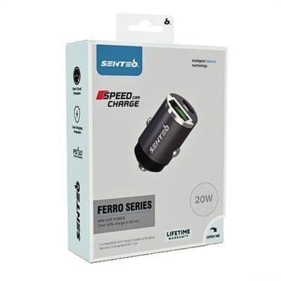 АЗП SENTEO Q-06 USB + USB-C PD/QC 63W 3A   37846 фото