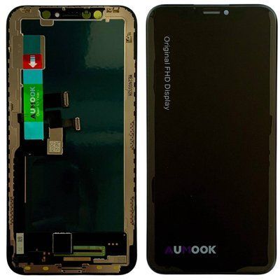 Дисплей для iPhone X з чорним тачскріном, AUMOOK FHD INCELL 150919 фото