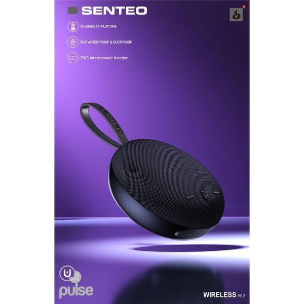 Колонка Bluetooth SENTEO Pulse black-orange 402391 фото