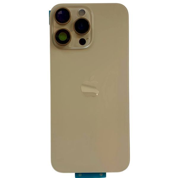 Задня кришка корпусу iPhone 16 Pro Max Gold (зі склом камери, MagSafe), Original (China) 561069 фото