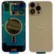 Задня кришка корпусу iPhone 16 Pro Max Gold (зі склом камери, MagSafe), Original (China) 561069 фото