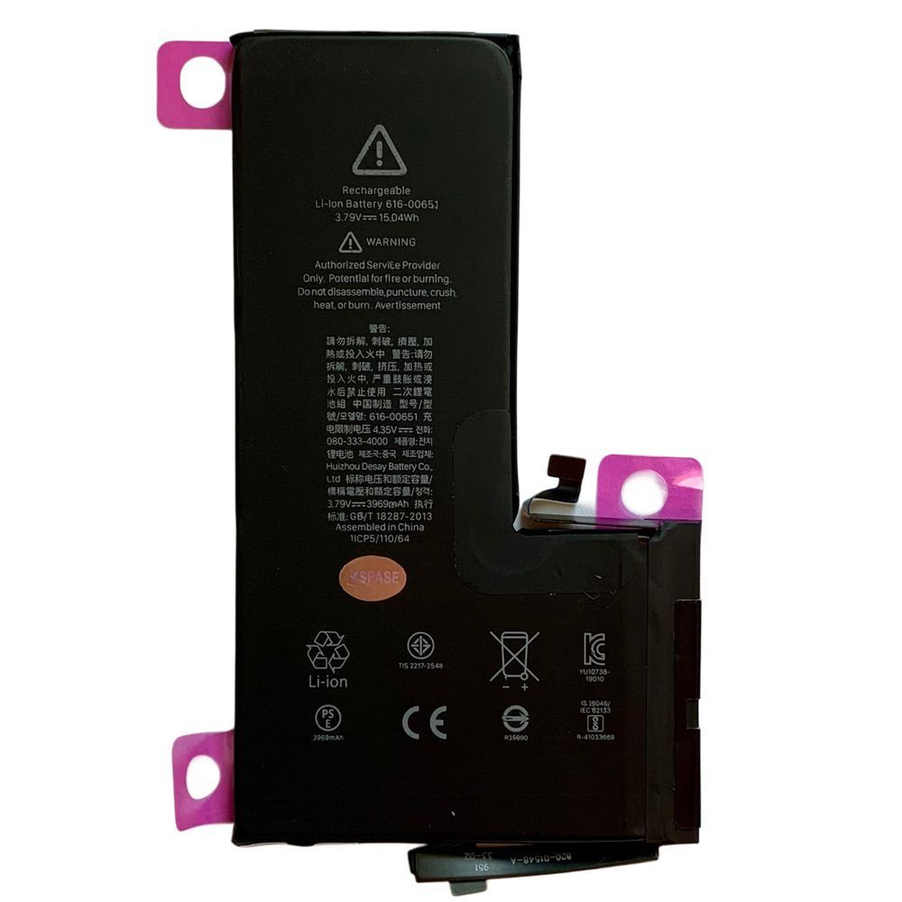 Акумулятор для iPhone 11 Pro Max (Original IC) 3969mAh (з монтажним скотчем) | Статус у налаштуваннях "Невідома деталь" 105307 фото
