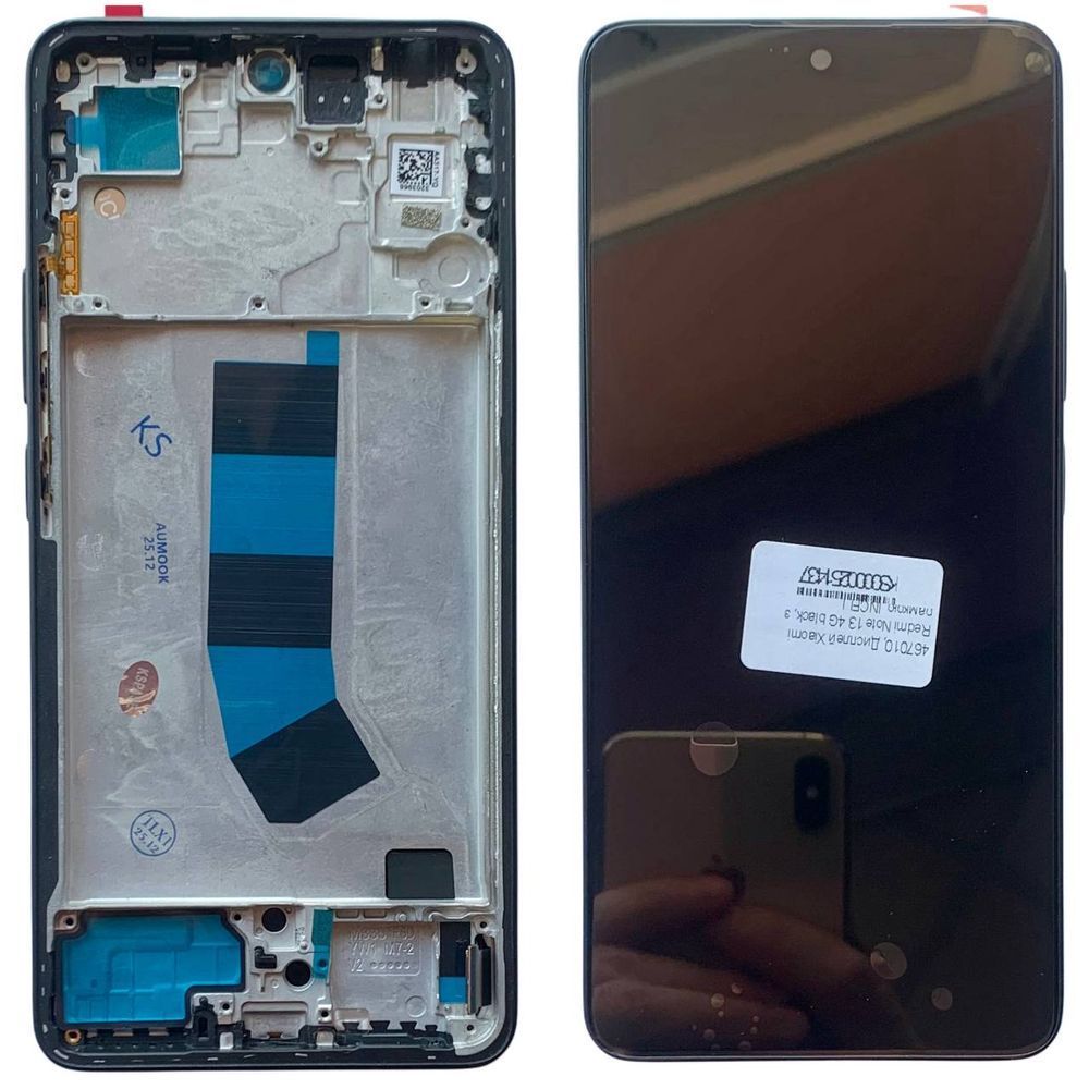 Дисплей для Xiaomi Redmi Note 13 4G з чорним тачскріном та корпусною рамкою, INCELL 467010 фото