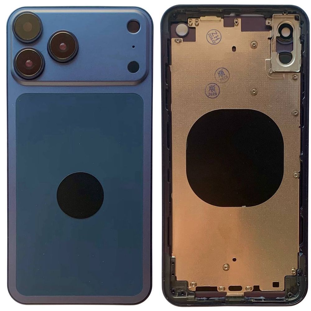 Корпус для iPhone XS Max в формі iPhone 17 Pro Max, blue 150997 фото