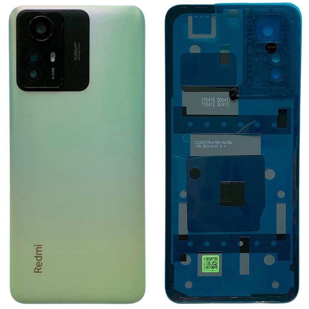 Задня кришка Xiaomi Redmi Note 12S green (зі склом камери) 0712380 фото