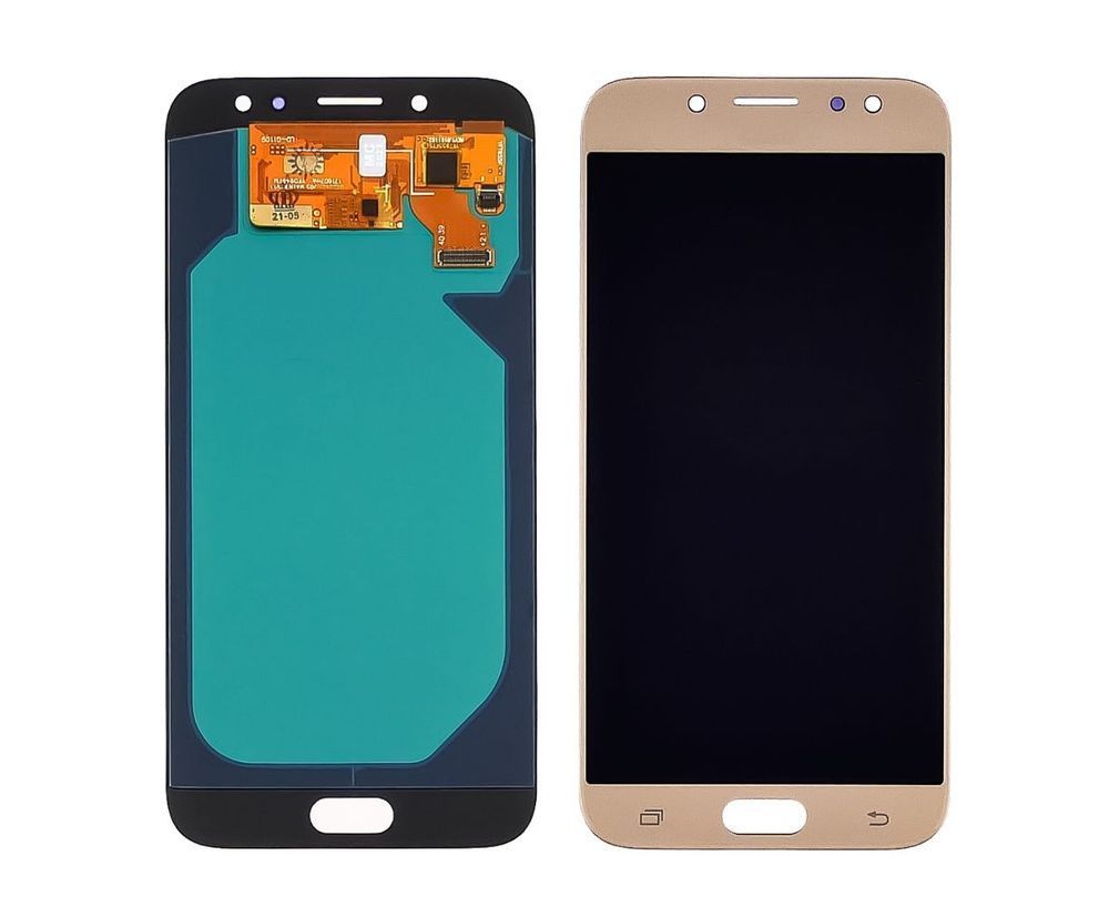 Дисплей для Samsung J730 Galaxy J7 (2017) з золотим тачскріном, OLED 1015977 фото
