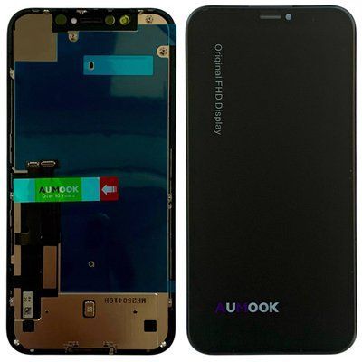 Дисплей для iPhone XR з чорним тачскріном, AUMOOK FHD INCELL 109997 фото