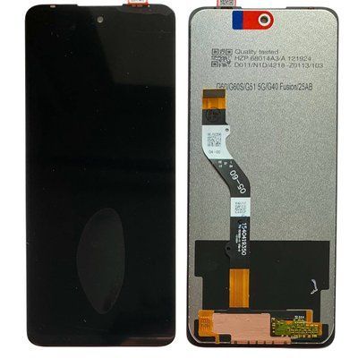 Дисплей для Motorola Moto G51 5G | Moto G60 | Moto G60 | Moto G60S | Moto G40 Fusion з чорним тачскріном, Original (China) 101236 фото
