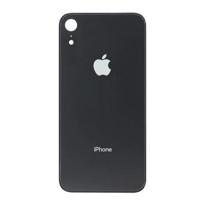 Задня кришка корпусу iPhone XR Black (великий виріз під камеру), Original (China) 1408532 фото