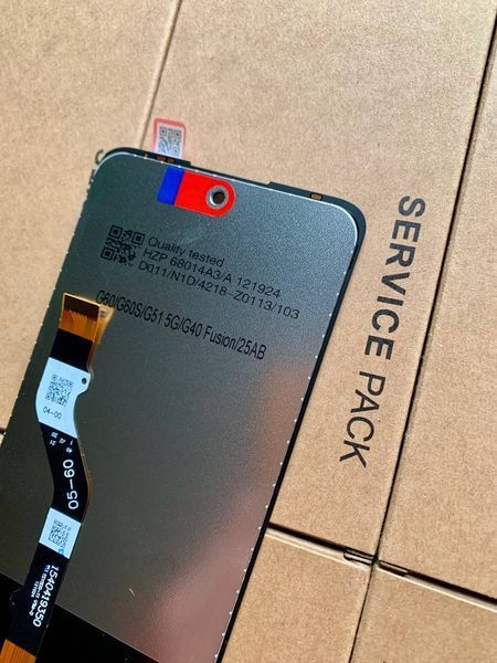 Дисплей для Motorola Moto G51 5G | Moto G60 | Moto G60 | Moto G60S | Moto G40 Fusion з чорним тачскріном, Original (China) 101236 фото
