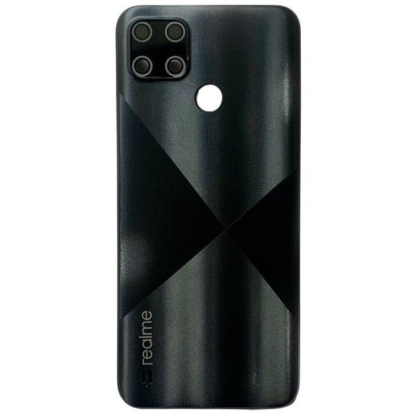 Задня кришка Realme C21Y black (зі склом камери)  10721 фото