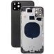 Корпус для iPhone 11 Pro Max Black в зборі з тримачем SIM та кнопками, EU 105317 фото