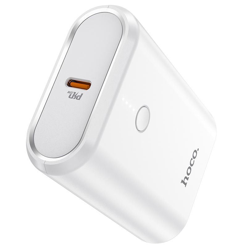 Power Bank Hoco Q3 Mayflower PD20W+QC3.0 10000 mAh white 25645 фото