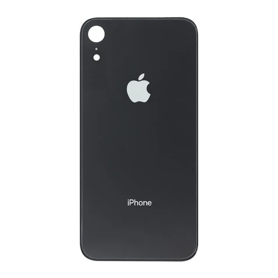 Задня кришка корпусу iPhone XR Black (великий виріз під камеру), Original (China) 1408532 фото