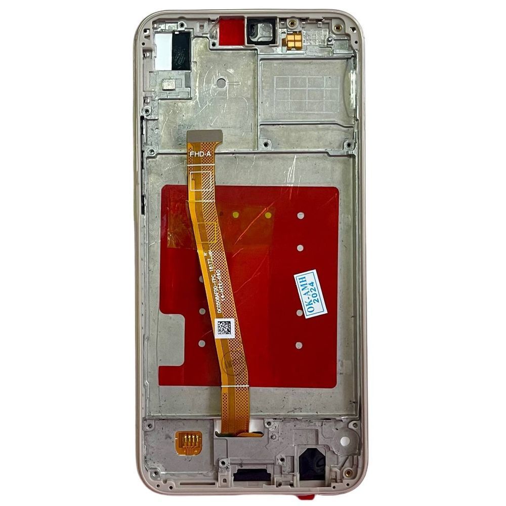 Дисплей для Huawei P20 Lite | Nova 3e (ANE-LX1 | ANE-L21) з чорним тачскріном і золотою корпусною рамкою, Original (PRC) 262861 фото