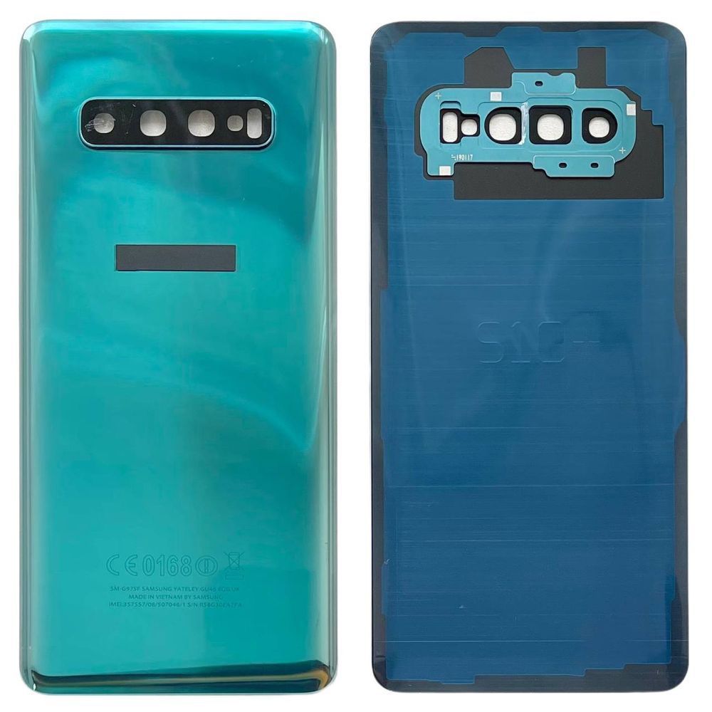 Задня кришка Samsung G975 Galaxy S10 Plus green (зі склом камери) 5903 фото