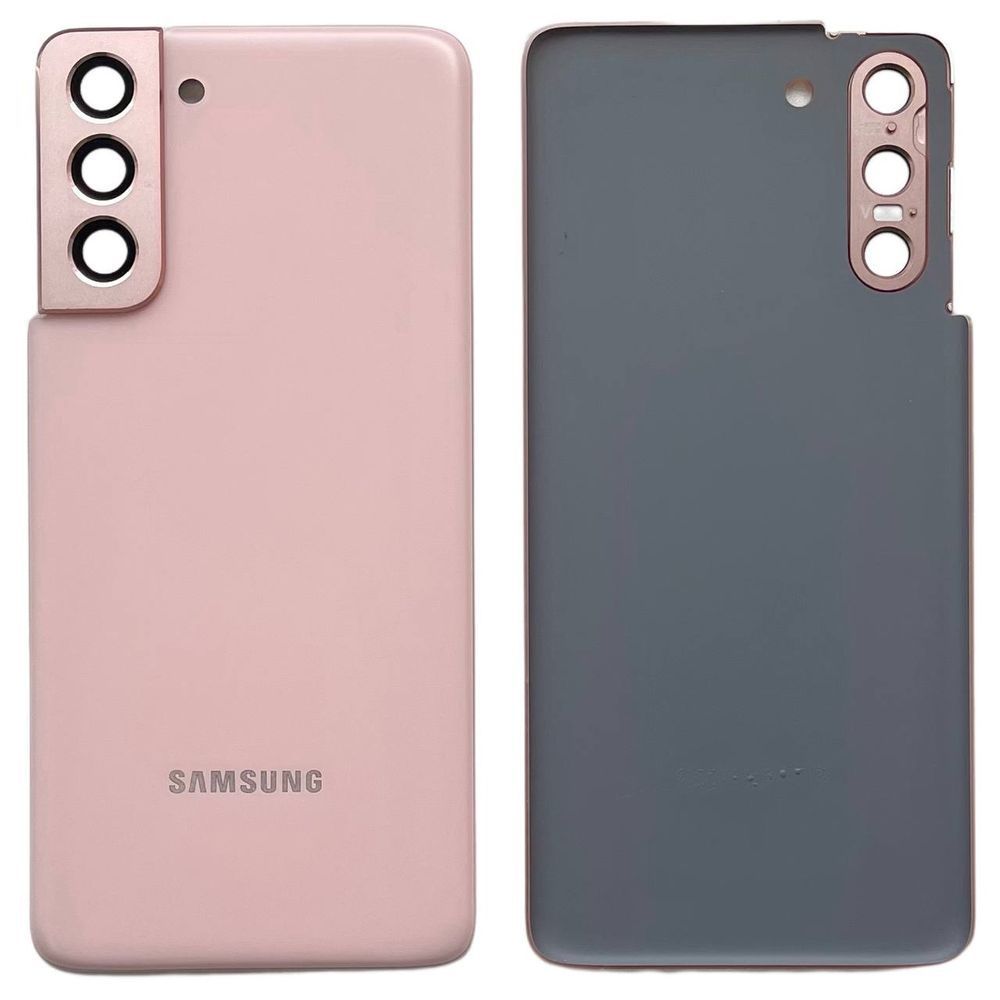 Задня кришка Samsung G991 Galaxy S21 pink (зі склом камери) 6062 фото