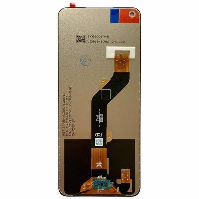 Дисплей для Tecno Spark 6 | Camon 16 | Pova | Infinix Note 8i | Hot 10 з чорним тачскріном, Original (PRC) 4684681 фото