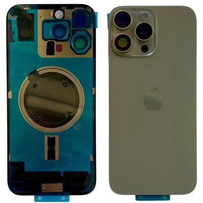 Задня кришка корпусу iPhone 16 Pro Max Gray (зі склом камери, MagSafe), Original (China) 561070 фото