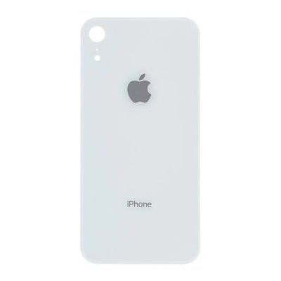 Задня кришка корпусу iPhone XR White (великий виріз під камеру), Original (China) 1408531 фото