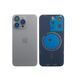 Задня кришка корпусу iPhone 15 Pro Max Natural Titanium в зборі зі склом камери та магнітами 9939348 фото