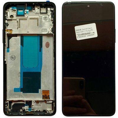 Дисплей для Xiaomi Redmi Note 11 Pro Plus 5G (21091116UG, 21091116UC) з чорним тачскріном і корпусною рамкою, OLED 769158 фото