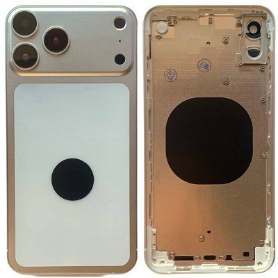 Корпус для iPhone XS Max в формі iPhone 17 Pro Max, white 151232 фото