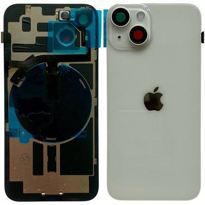 Задня кришка корпусу iPhone 14 White (зі склом камери, MagSafe, NFC), Original (China) 648158 фото