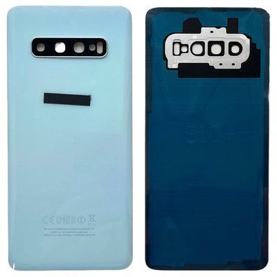 Задня кришка Samsung G975 Galaxy S10 Plus white (зі склом камери) 5986 фото