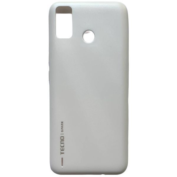Задня кришка Tecno Spark 6 Go white (без скла камери) 097607 фото