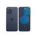 Задня кришка корпусу iPhone 15 Pro Max Blue Titanium в зборі зі склом камери та магнітами 7753163 фото