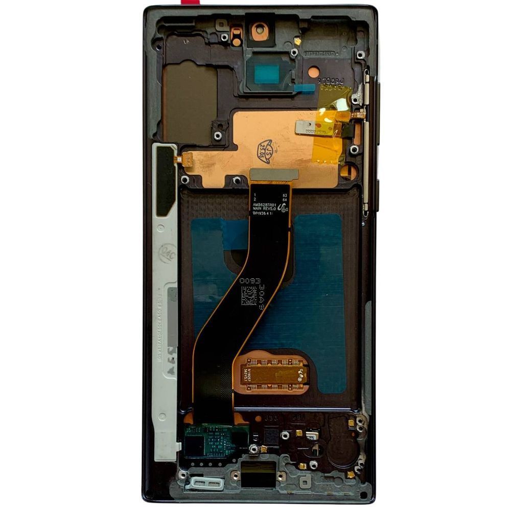 Дисплей для Samsung N970 Galaxy Note 10 з чорним тачскріном та корпусною рамкою, OLED 276171 фото