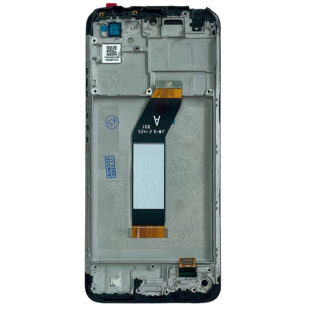 Дисплей для Xiaomi Redmi 10 (21061119AG, 21061119DG, 21061119AL) з чорним тачскріном та корпусною рамкою, Original (PRC) 9860633 фото