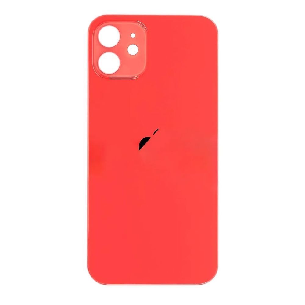 Задня кришка корпусу iPhone 12 Red (великий виріз під камеру), Original (China) 150939 фото