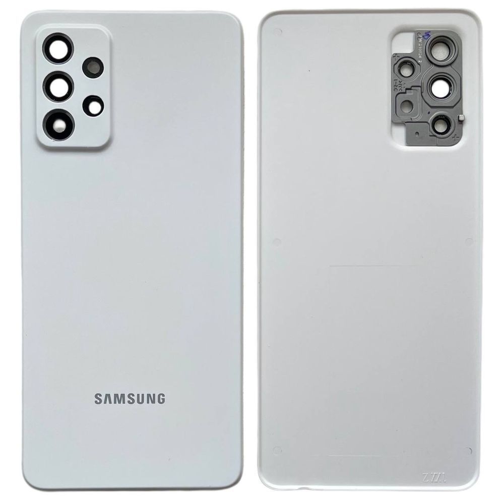 Задня кришка Samsung A725 | A726 Galaxy A72 2021 white (зі склом камери) 6027 фото