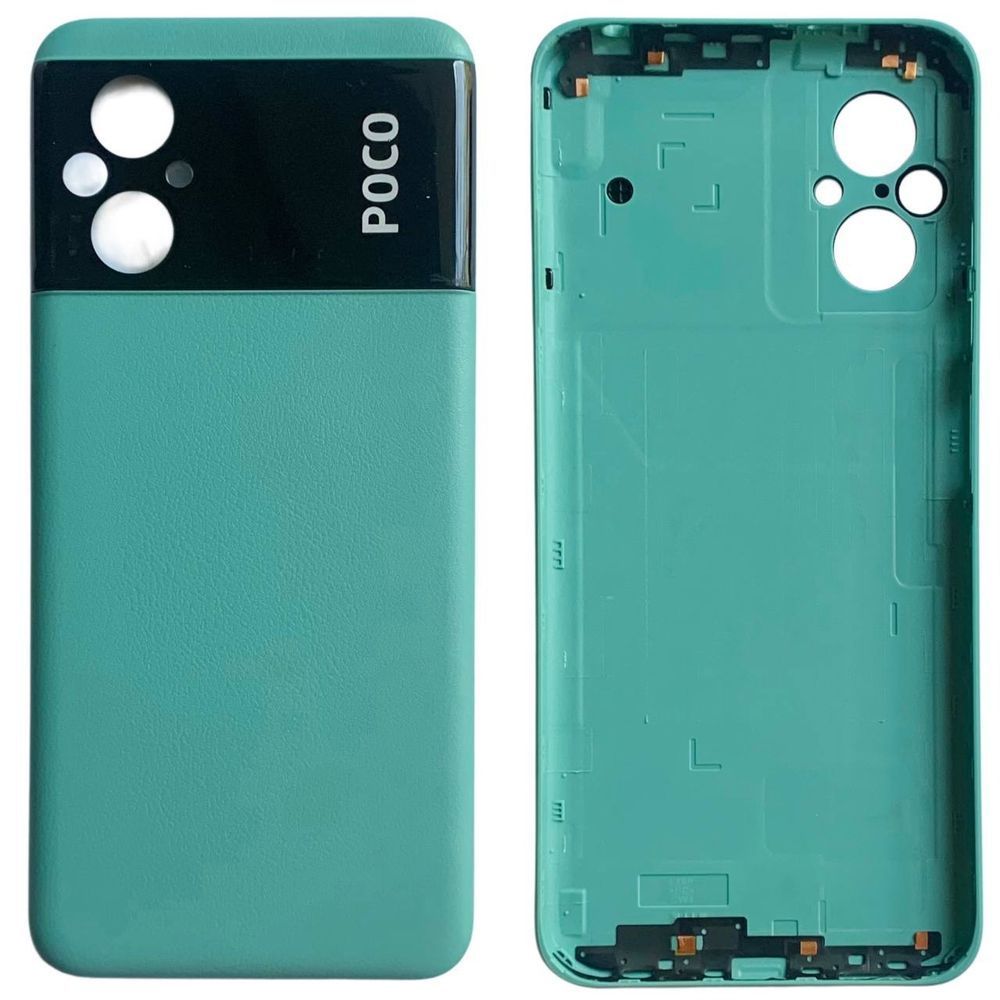 Задня кришка Xiaomi Poco M5 green (без скла камери) 0712330 фото
