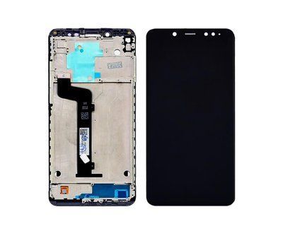 Дисплей для Xiaomi RedMi Note 5 (M1803E7SG | M1803E7SH) | RedMi Note 5 Pro (MEI7S | MEI7) з чорним тачскріном і корпусною рамкою, IPS 103658 фото