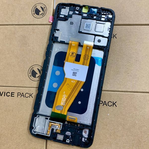 Дисплей для Samsung A055 Galaxy A05 2023 з чорним тачскріном та корпусною рамкою, INCELL 83384 фото