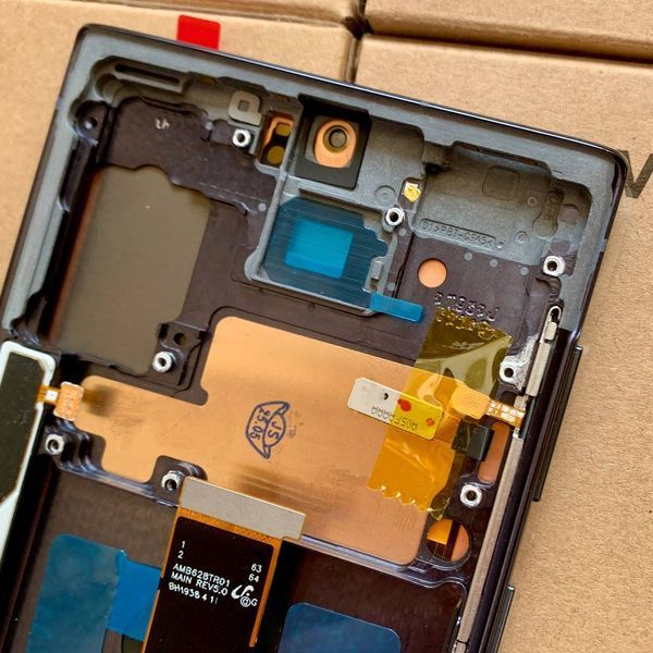 Дисплей для Samsung N970 Galaxy Note 10 з чорним тачскріном та корпусною рамкою, OLED 276171 фото