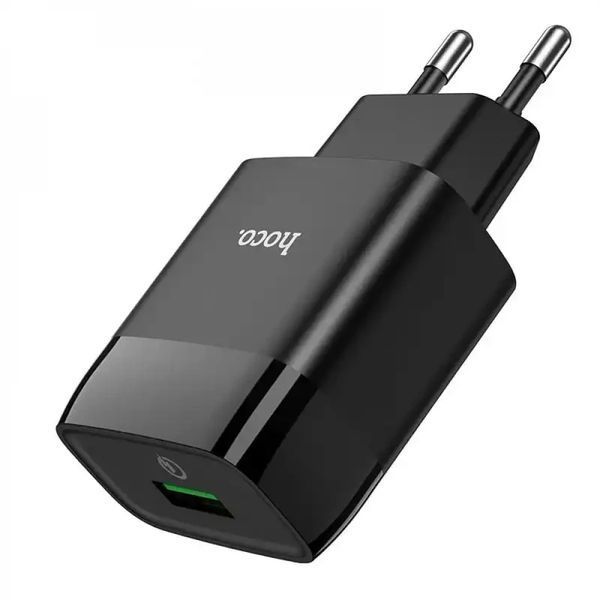 МЗП 1Port Hoco C72Q Glorious USB QC3.0 black 39851 фото