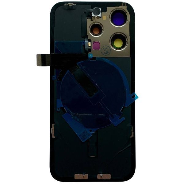 Задня кришка корпусу iPhone 15 Pro Natural Titanium (зі склом камери, MagSafe, NFC), Original (China) 648167 фото