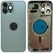 Корпус iPhone 13 Pro Max Blue в зборі з тримачем SIM, кнопками, магнітами та сіткою, ver. USA, Original (China) 648086 фото