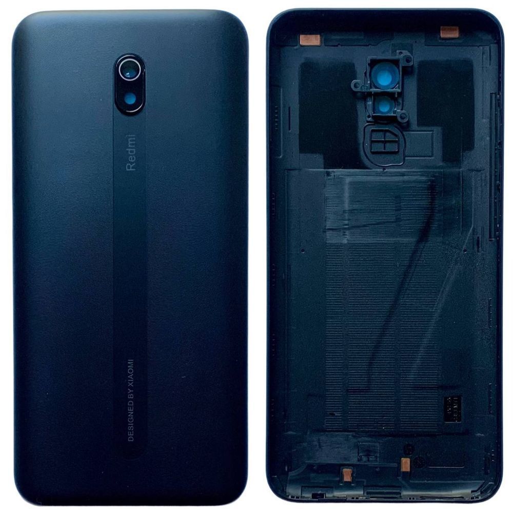 Задня кришка Xiaomi Redmi 8A black (зі склом камери) 0712259 фото