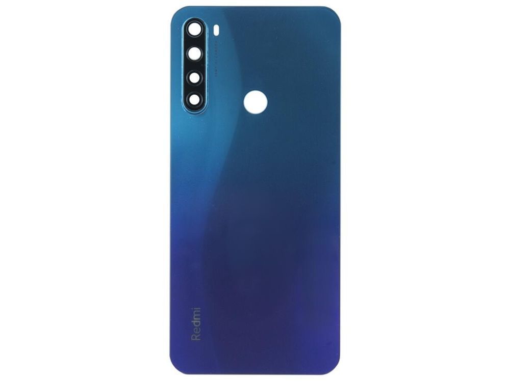 Задня кришка Xiaomi Redmi Note 8 blue (зі склом камери) 0712227 фото